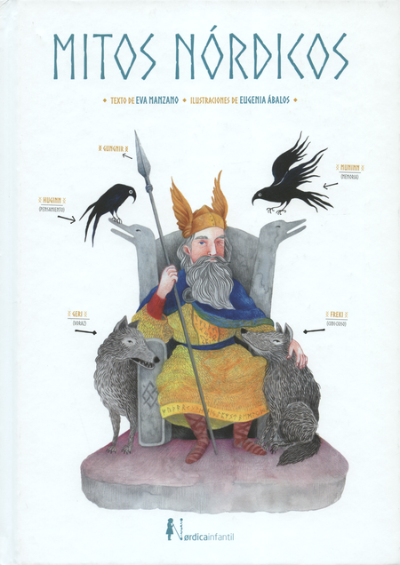 Portada de MITOS NORDICOS de MANZANO, Eva