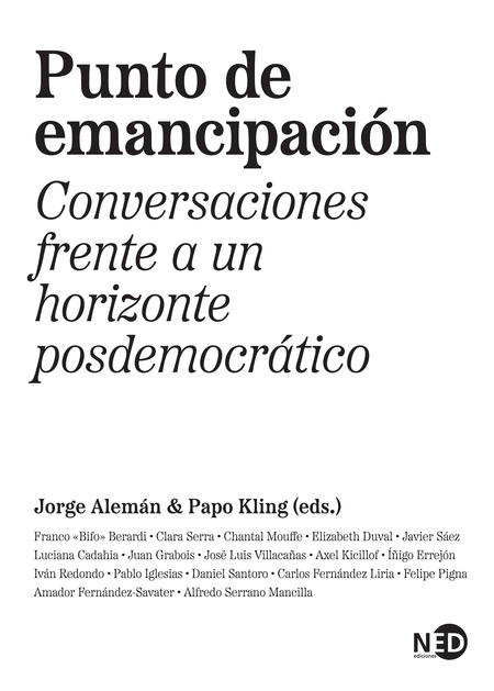 Portada de PUNTO DE EMANCIPACION CONVERSACIONES FRENTE A UN HORIZONTE POSDEMOCRATICO