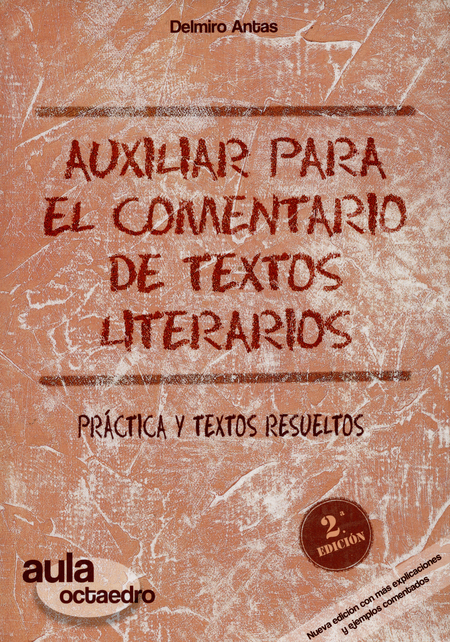 Portada de AUXILIAR PARA EL COMENTARIO DE TEXTOS LITERARIOS