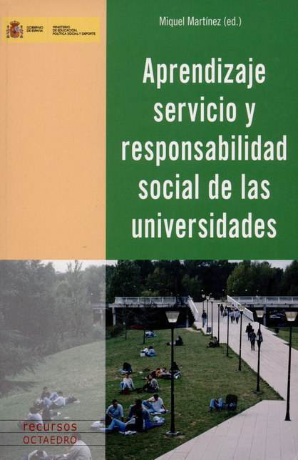 Portada de APRENDIZAJE SERVICIO Y RESPONSABILIDAD SOCIAL DE LAS UNIVERSIDADES