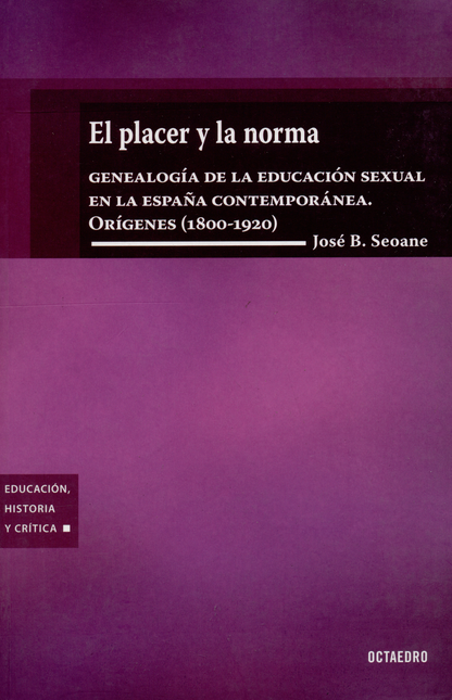 Portada de PLACER Y LA NORMA, EL