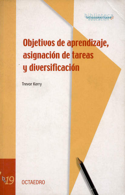 Portada de OBJETIVOS DE APRENDIZAJE ASIGNACION DE TAREAS Y DIVERSIFICACION