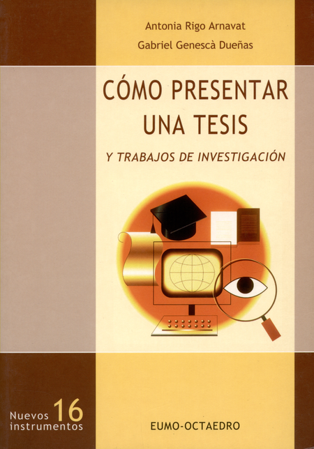 Portada de COMO PRESENTAR UNA TESIS Y TRABAJOS DE INVESTIGACION