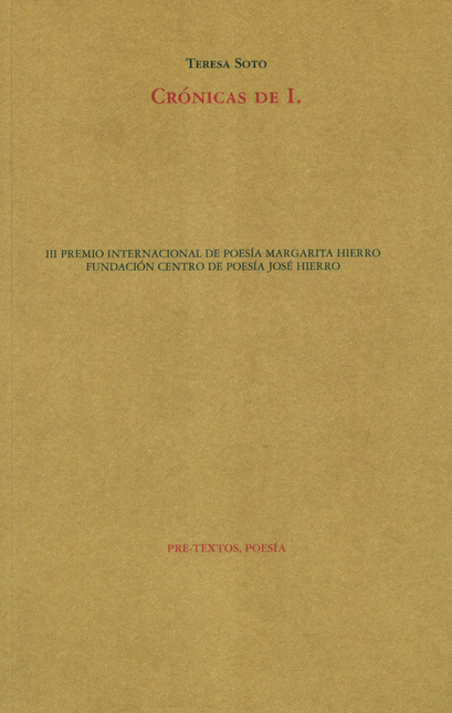 Portada de CRONICAS DE I de SOTO, Teresa