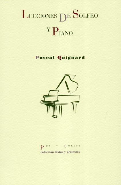 Portada de LECCIONES DE SOLFEO Y PIANO