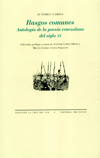 Portada de RASGOS COMUNES ANTOLOGIA DE LA POESIA VENEZOLANA DEL SIGLO XX