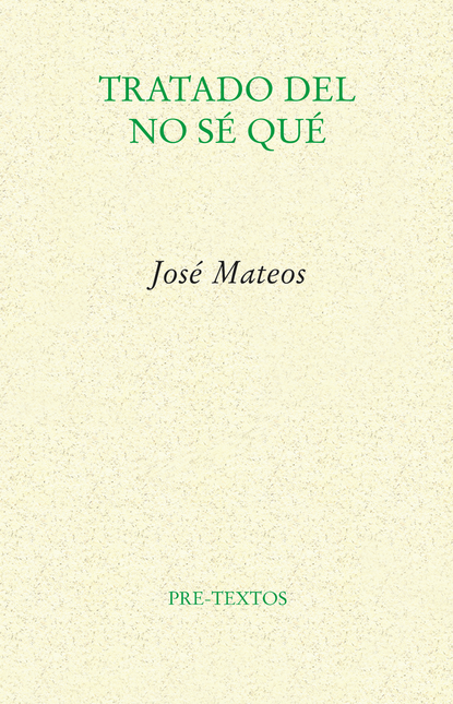 Portada de TRATADO DEL NO SE QUE