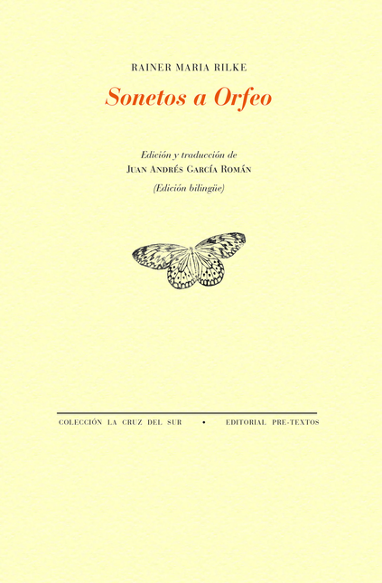 Portada de SONETOS A ORFEO