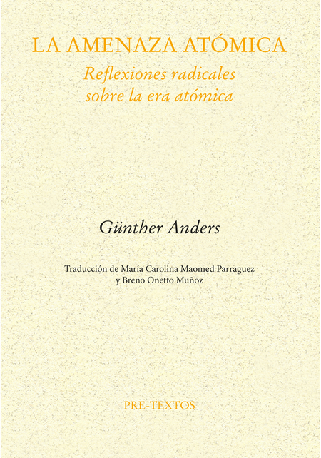 Portada de AMENAZA ATOMICA REFLEXIONES RADICALES SOBRE LA ERA ATOMICA, LA