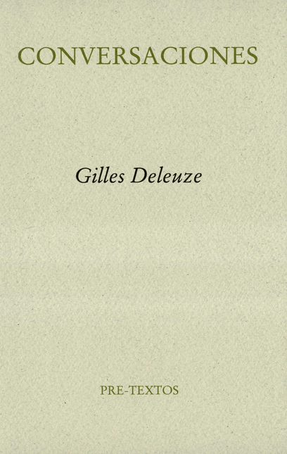 Portada de CONVERSACIONES de DELEUZE, Gilles