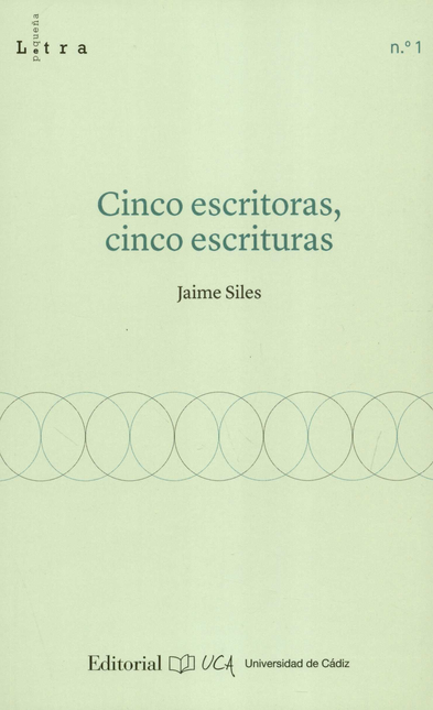 Portada de CINCO ESCRITORAS CINCO ESCRITURAS