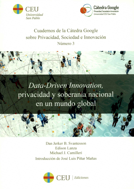 Portada de DATA DRIVEN INNOVATION PRIVACIDAD Y SOBERANIA NACIONAL EN UN MUNDO GLOBAL