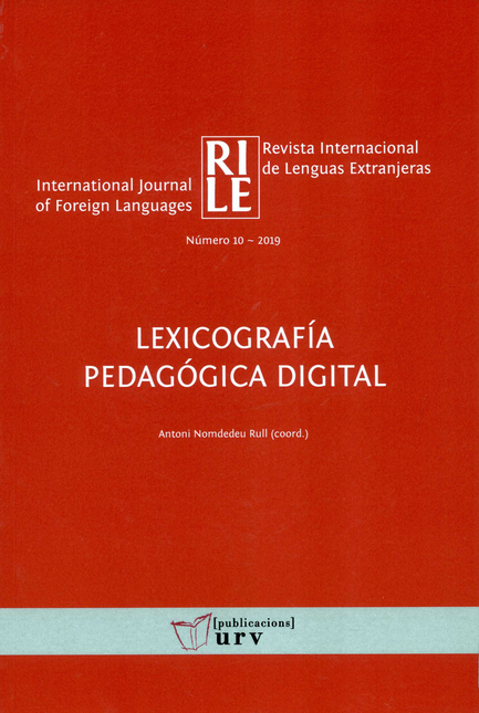 Portada de LEXICOGRAFIA PEDAGOGICA DIGITAL
