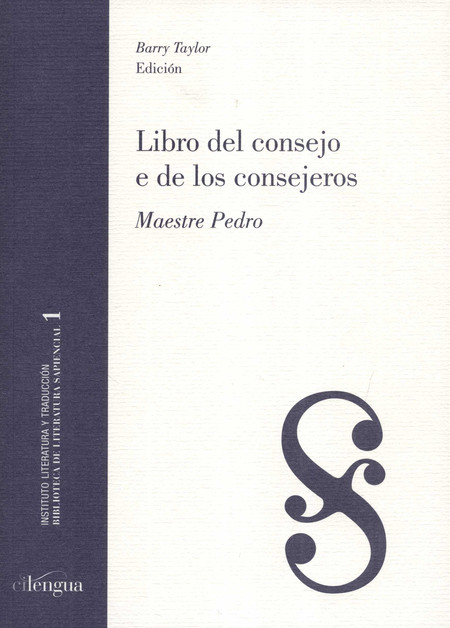 Portada de LIBRO DEL CONSEJO E DE LOS CONSEJEROS