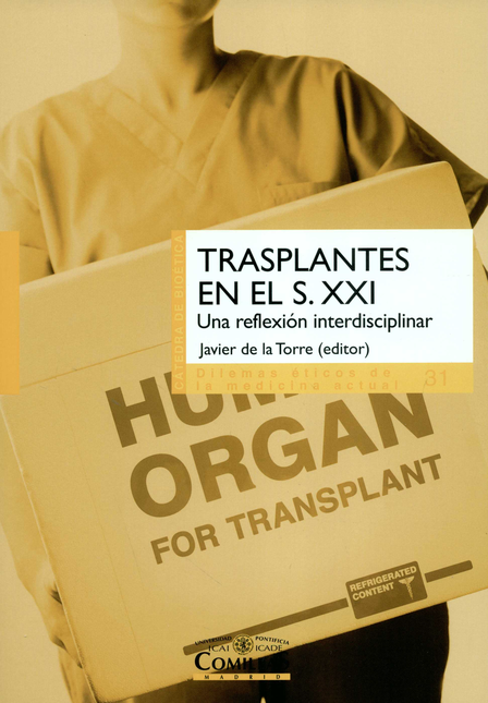 Portada de TRASPLANTES EN EL SIGLO XXI. UNA REFLEXION INTERDISCIPLINAR