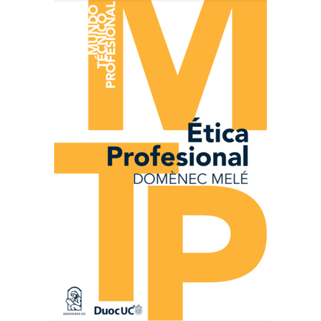 Portada de ETICA PROFESIONAL de MELÉ, Domènec