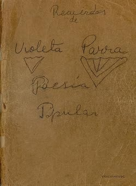 Portada de RECUERDOS DE VIOLETA PARRA POESIA POPULAR