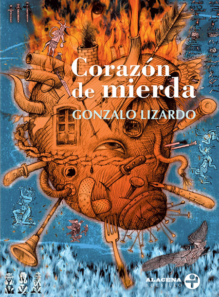 Portada de CORAZON DE MIERDA de LIZARDO, Gonzalo