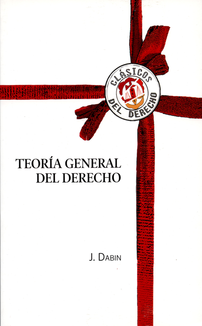 Portada de TEORIA GENERAL DEL DERECHO