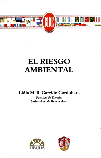 Portada de RIESGO AMBIENTAL, EL de GARRIDO CORDOBERO, Lidia M.r.