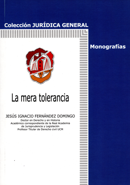 Portada de MERA TOLERANCIA, LA