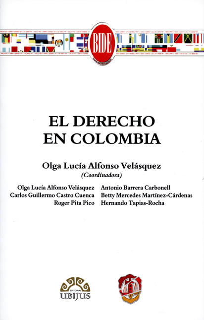Portada de DERECHO EN COLOMBIA, EL de CASTRO CUENCA, Carlos Guillermo