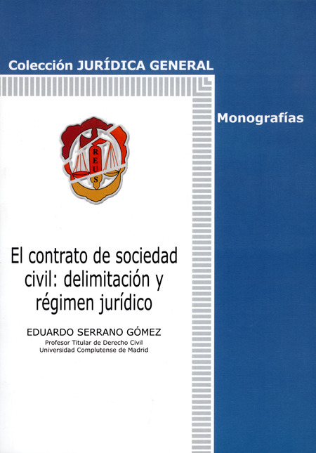 Portada de CONTRATO DE SOCIEDAD CIVIL DELIMITACION Y REGIMEN JURIDICO