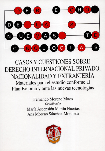Portada de CASOS Y CUESTIONES SOBRE DERECHO INTERNACIONAL PRIVADO NACIONALIDAD Y EXTRANJERIA