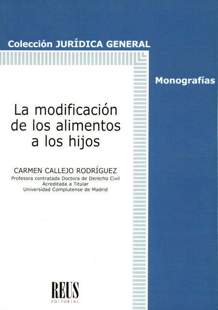 Portada de MODIFICACION DE LOS ALIMENTOS A LOS HIJOS, LA