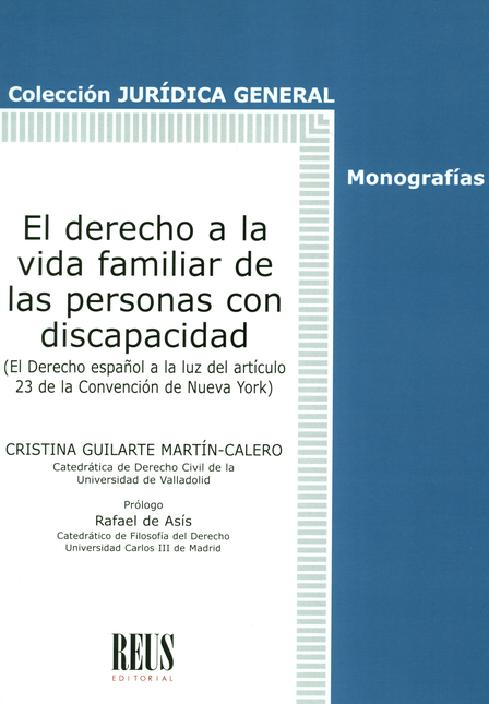 Portada de DERECHO A LA VIDA FAMILIAR DE LAS PERSONAS CON DISCAPACIDAD, EL