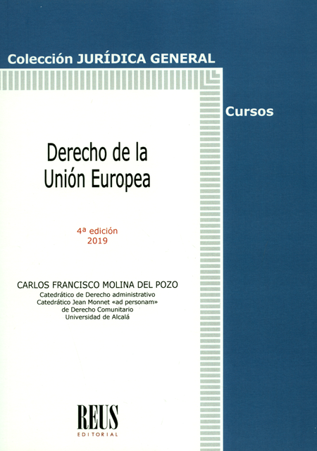 Portada de DERECHO DE LA UNION EUROPEA