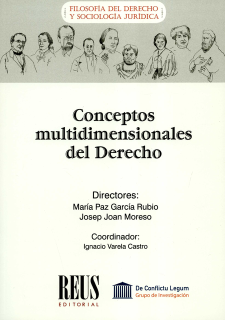 Portada de CONCEPTOS MULTIDIMENSIONALES DEL DERECHO de MORESO, Josep Joan