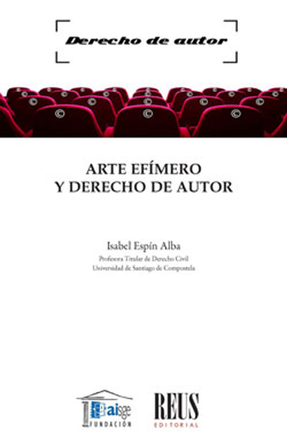 Portada de ARTE EFIMERO Y DERECHO DE AUTOR