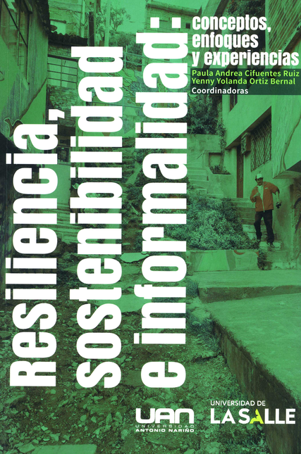 Portada de RESILIENCIA SOSTENIBILIDAD E INFORMALIDAD CONCEPTOS ENFOQUES Y EXPERIENCIAS