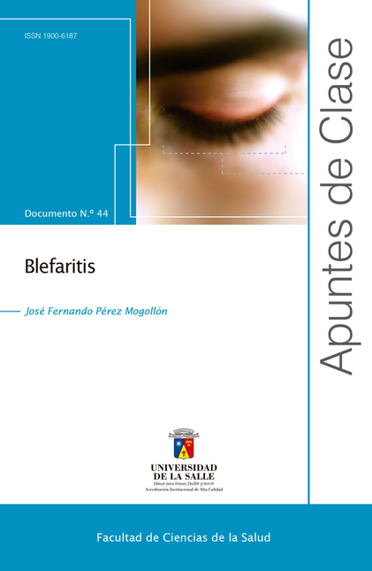 Portada de REV. APUNTES DE CLASE # 044 BLEFARITIS de PÉREZ MOGOLLÓN, José Fernando