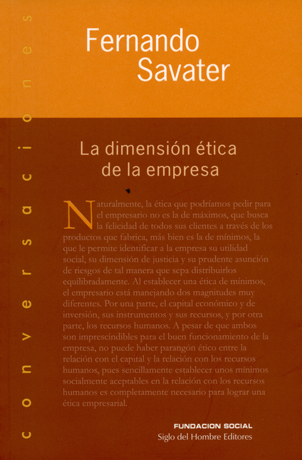 Portada de DIMENSION ETICA DE LA EMPRESA, LA