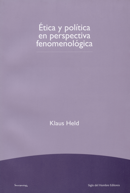 Portada de ETICA Y POLITICA EN PERSPECTIVA FENOMENOLOGICA