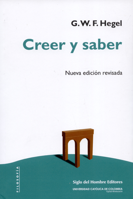 Portada de CREER Y SABER