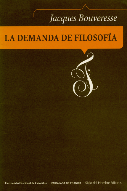 Portada de DEMANDA DE FILOSOFIA, LA de BOUVERESSE, Jacques
