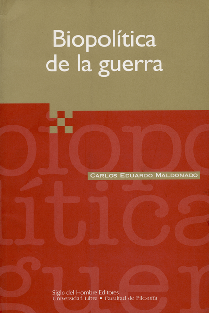 Portada de BIOPOLITICA DE LA GUERRA