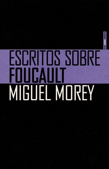 Portada de ESCRITOS SOBRE FOUCAULT