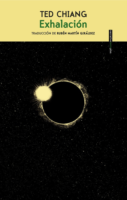 Portada de EXHALACION de CHIANG, Ted