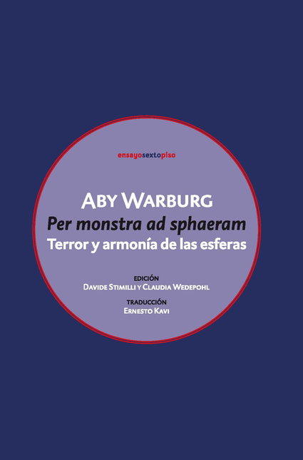Portada de PER MONSTRA AD SPHAERAM TERROR Y ARMONIA DE LAS ESFERAS