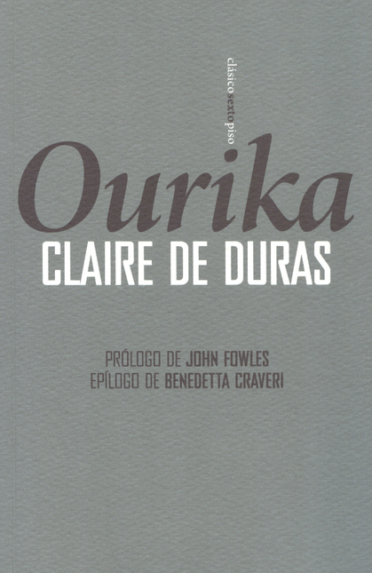 Portada de OURIKA de DE DURAS, Claire