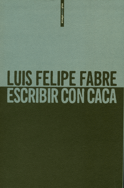 Portada de ESCRIBIR CON CACA