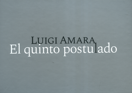 Portada de DOBLECES EL QUINTO POSTULADO de AMARA, Luigi