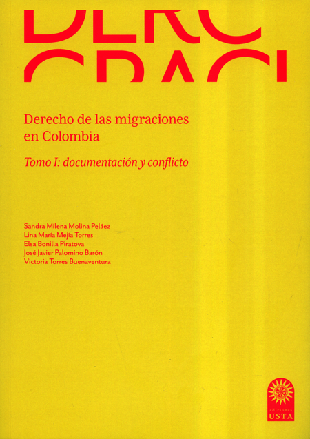Portada de DERECHO DE LAS MIGRACIONES (I) EN COLOMBIA DOCUMENTACION Y CONFLICTO