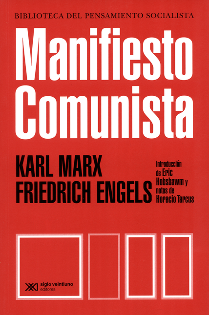 Portada de MANIFIESTO COMUNISTA