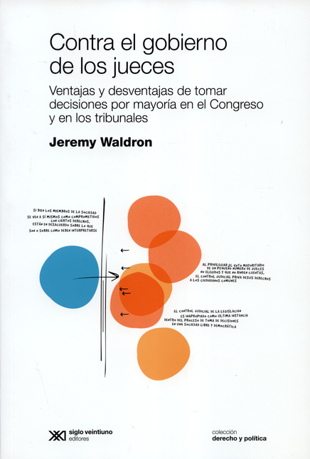 Portada de CONTRA EL GOBIERNO DE LOS JUECES VENTAJAS Y DESVENTAJAS DE TOMAR DECISIONES POR MAYORIA EN EL CONGRESO Y EN LO