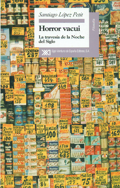 Portada de HORROR VACUI. LA TRAVESIA DE LA NOCHE DEL SIGLO